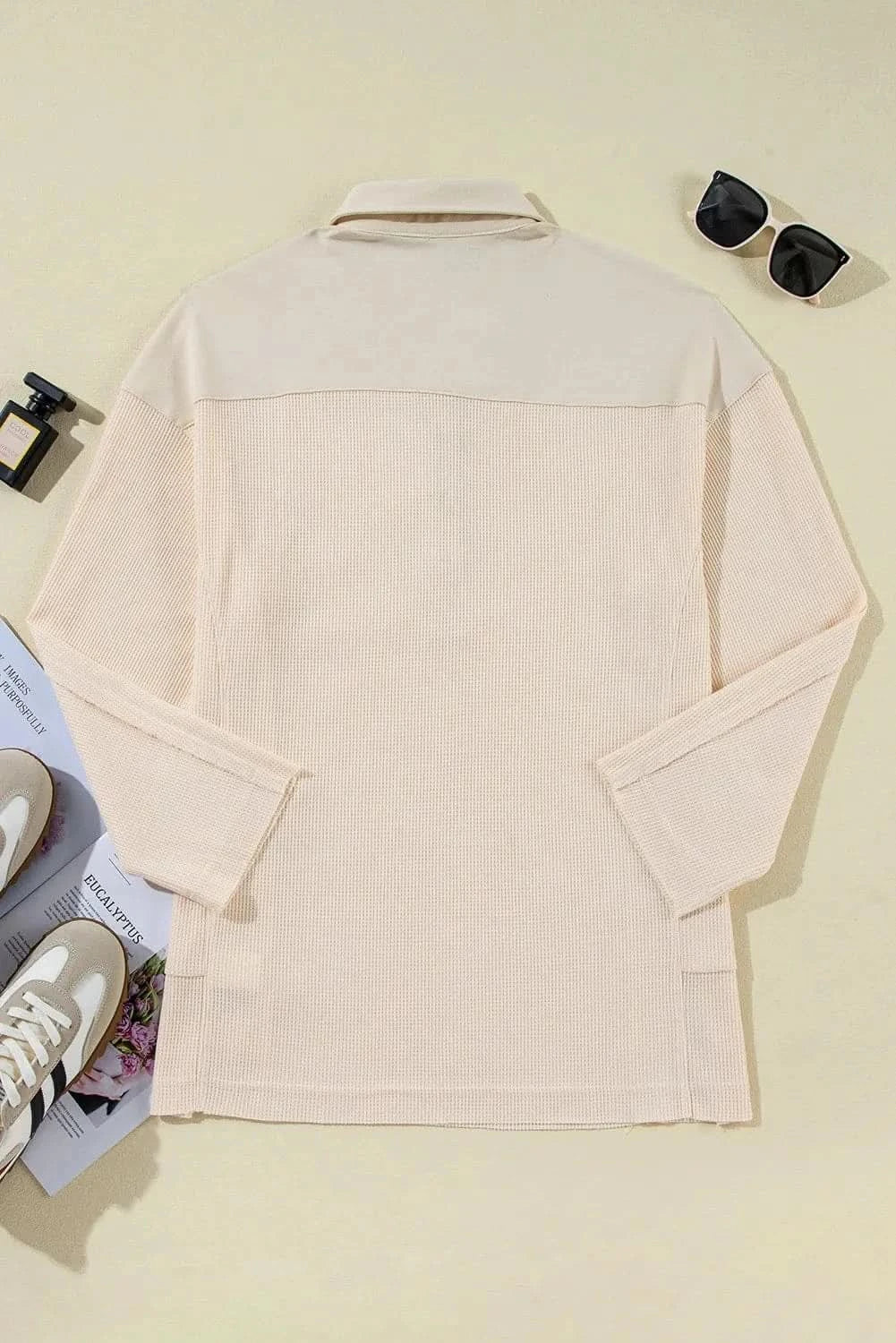 Chic sheer long sleeve blouse - Love Salve